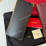 New AAA Copy Cartier Long Wallet Black Leather Card Wallet_th.jpg